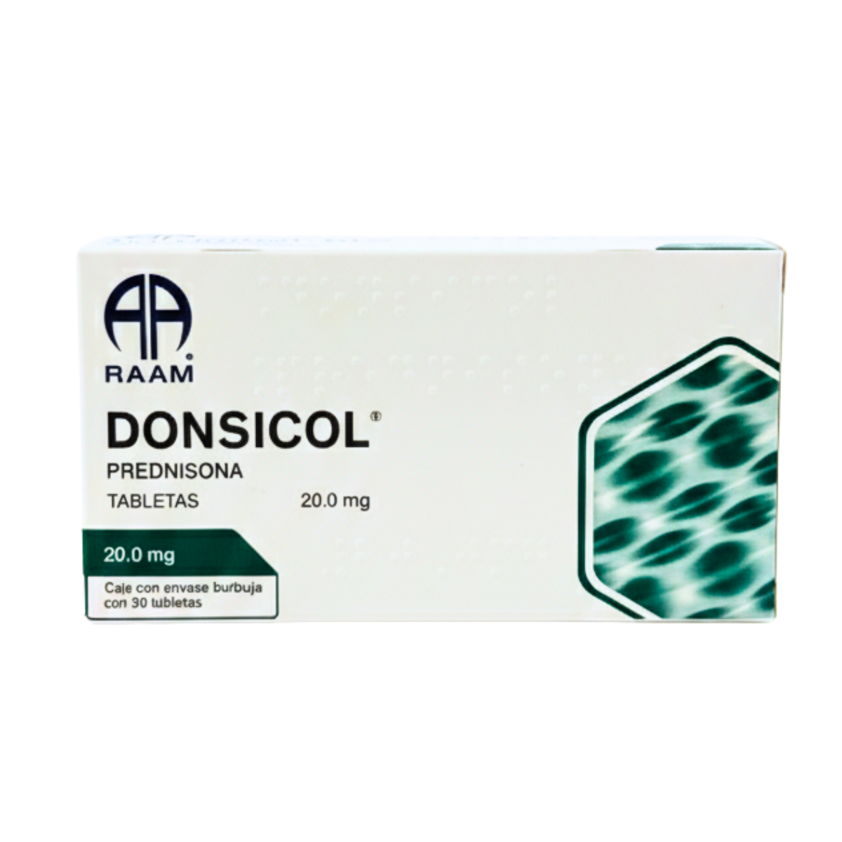 Donsicol Prednisona 20 Mg Caja Con 30 Tabletas Raam