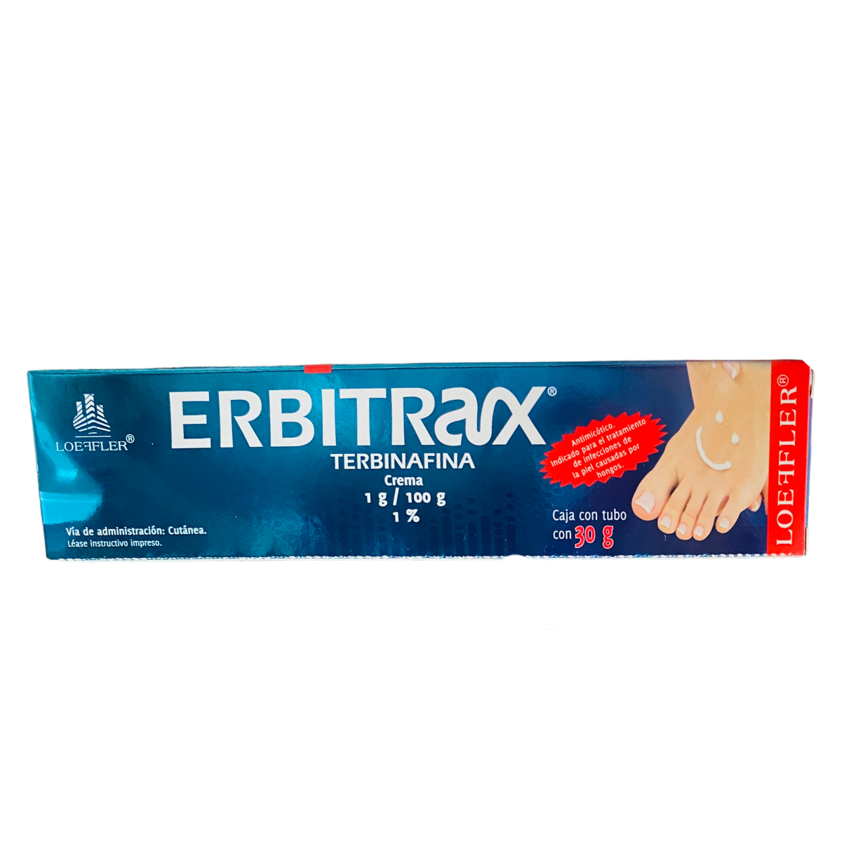Loeffler Erbitrax Terbinafina Crema Caja de 30 g