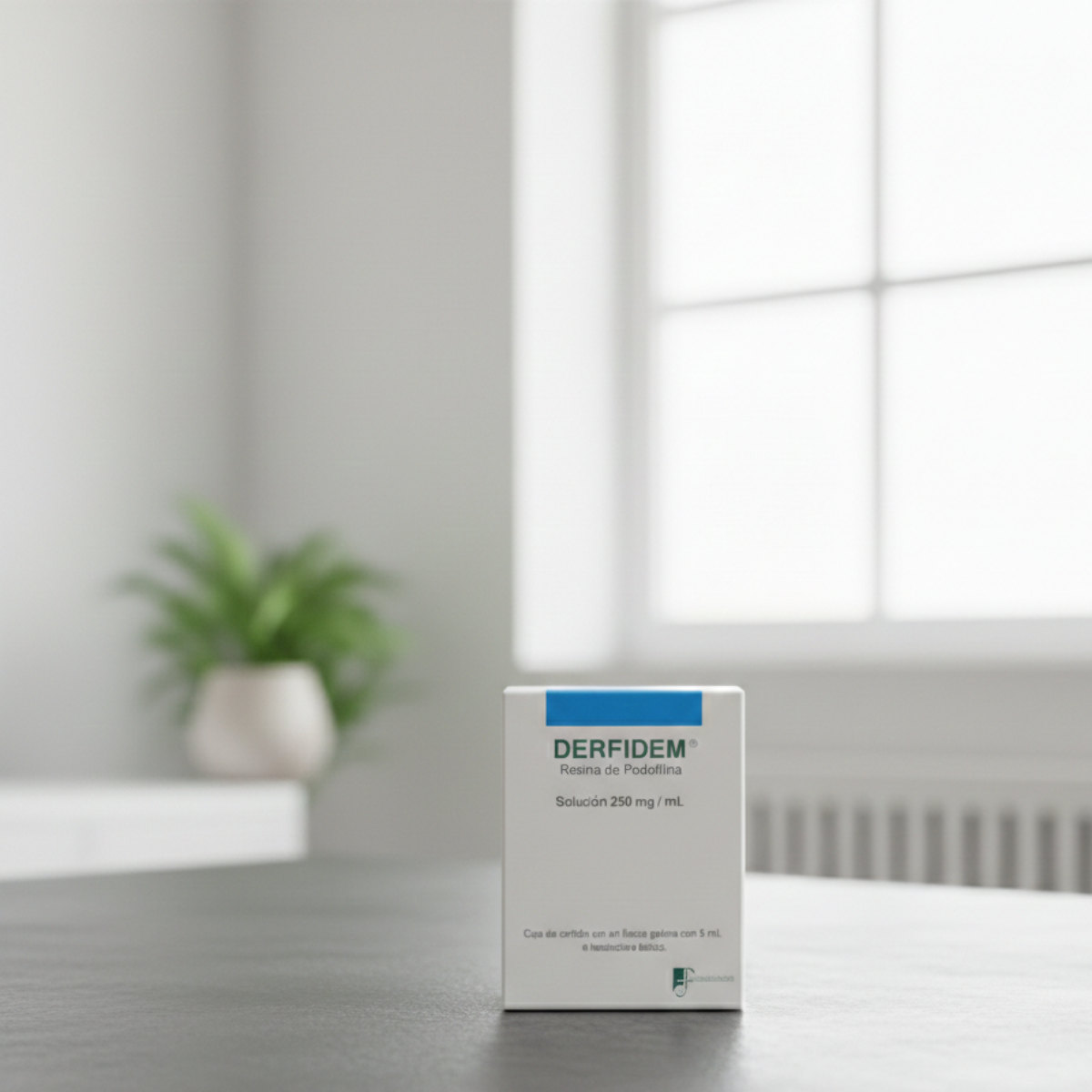 Derfidem Resina De Podofilina 250mg Frasco 5 Ml Farmadextrum