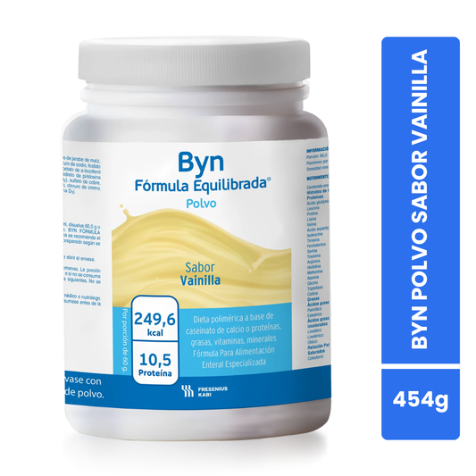 Byn Fórmula Equilibrada Sabor Vainilla 454 G Fresenius