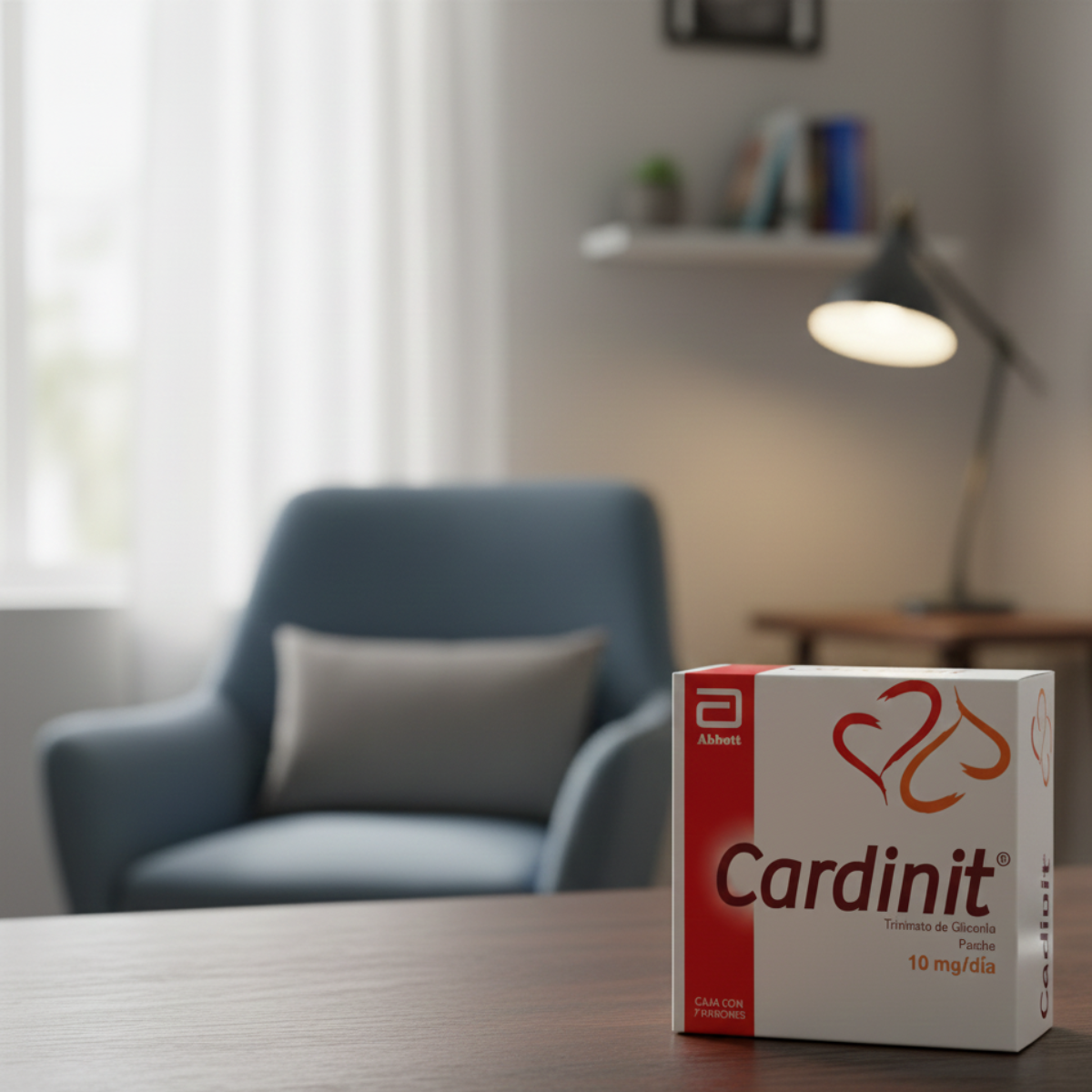 Cardinit Trinitato de Glicerilo 10 mg Caja con 7 Parches