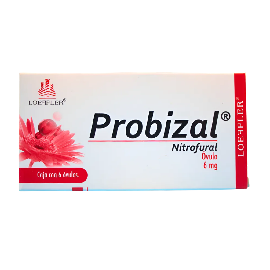 Loeffler Probizal Nitrofurazona Óvulos Caja con 6 Óvulos
