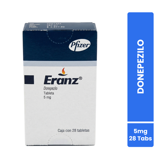 Eranz Donepezilo 5 mg Caja con 28 Tabletas Pfizer