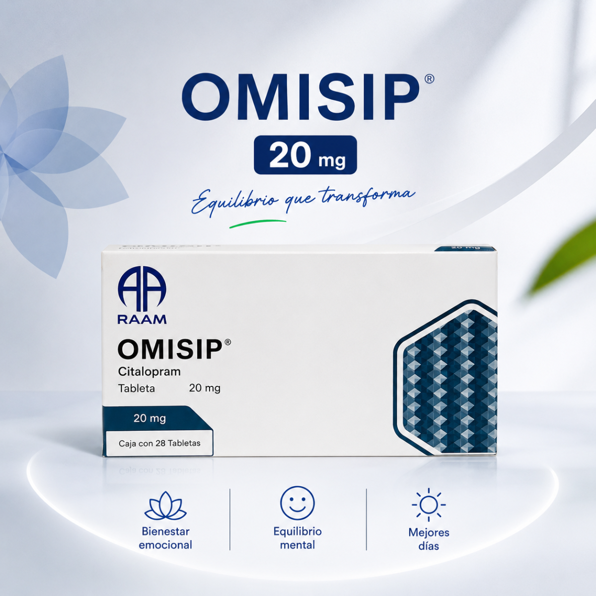 Omisip Citalopram 20 Mg Caja 28 Tabletas Raam