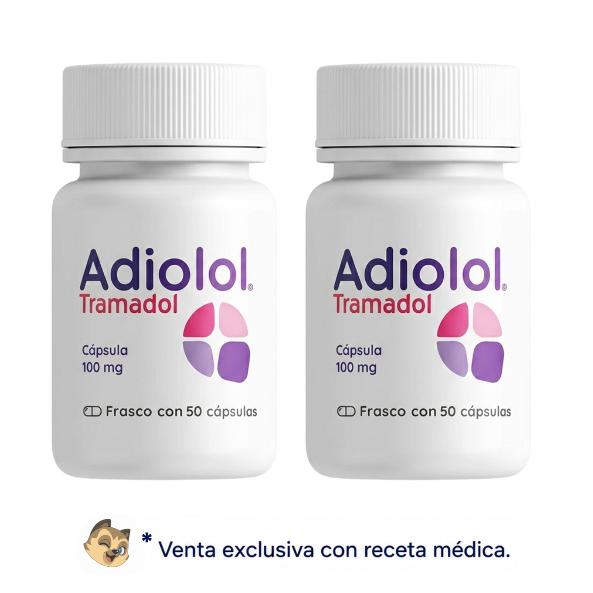 Adiolol Tramadol Duo Pack 100 mg 50 Cápsulas C/u | SBL Pharma
