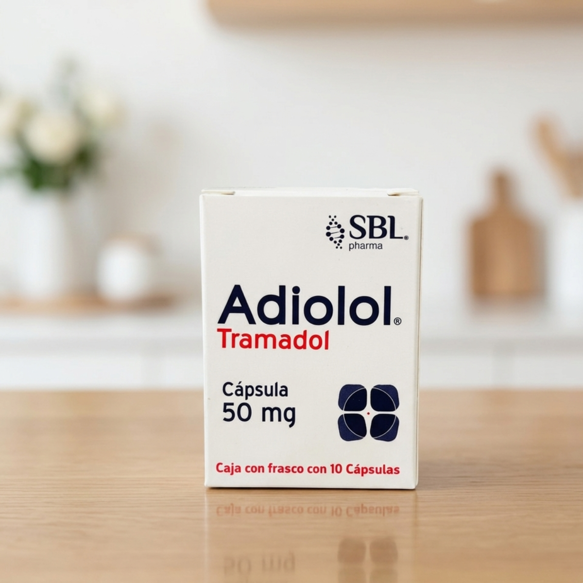 Adiolol Tramadol 50 Mg Caja con 10 Cápsulas SBL Pharma