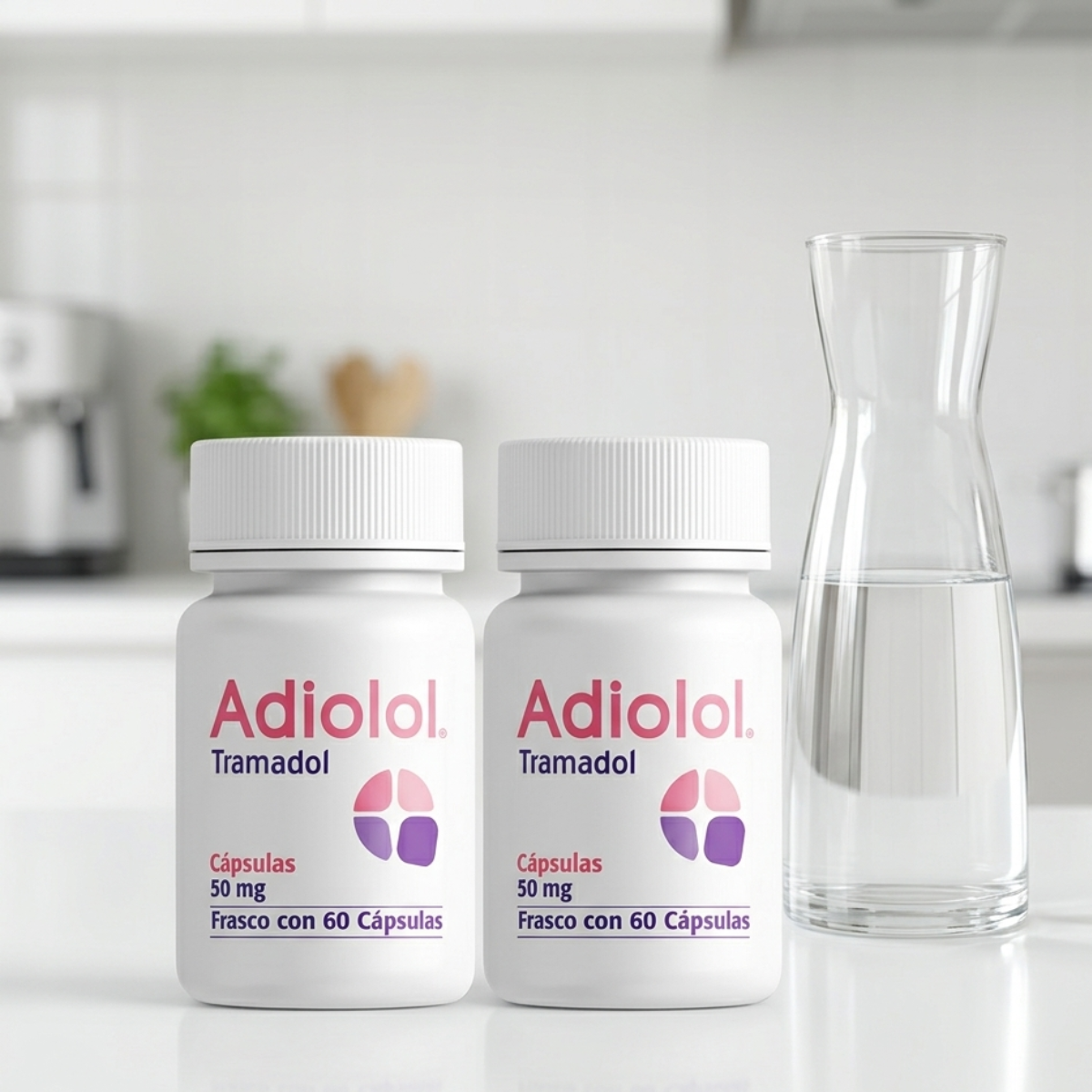 Adiolol Tramadol Duo Pack 50 Mg Con 60 Cápsulas C/u SBL Pharma