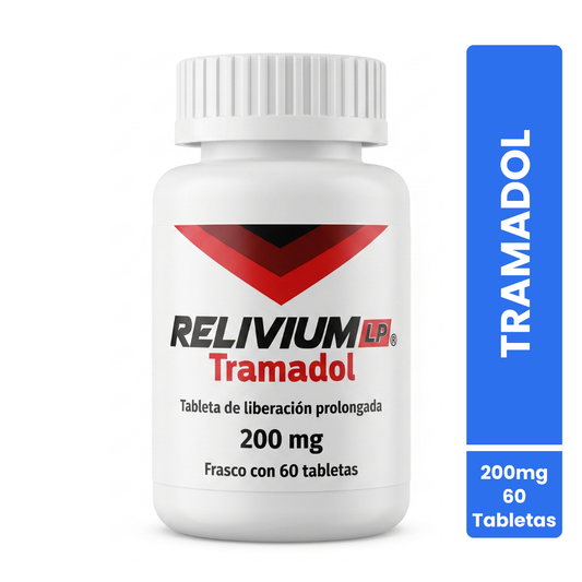 Relivum LP Tramadol 200 Mg Frasco con 60 Tabletas SBL Pharma