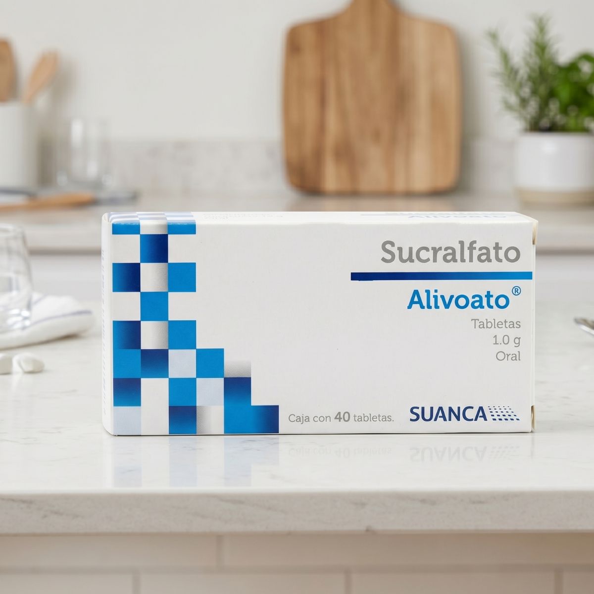 Sucralfato Alivoato 1 G Caja con 40 Tabletas Suanca