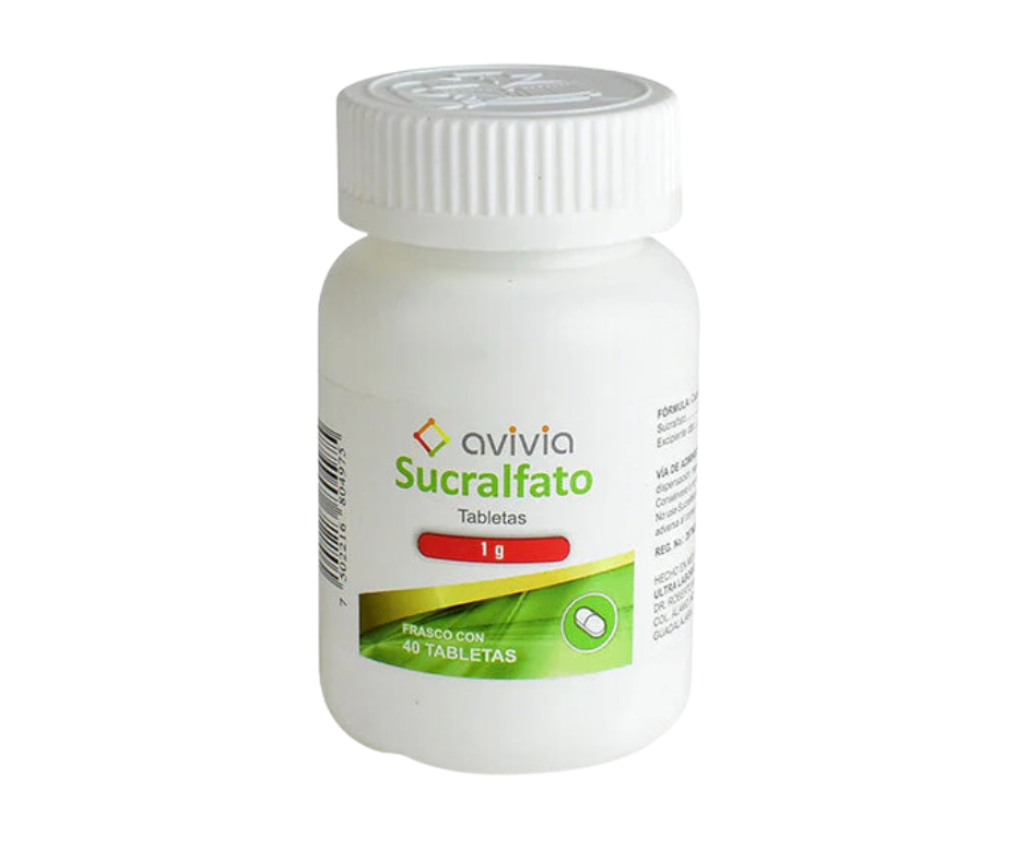 Avivia Sucralfato 1g Frasco Con 40 Tabletas