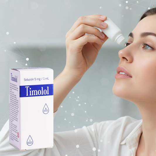 Timolol 5 Mg/ 1 mL Solución Oftálmica Frasco Con 5 mL