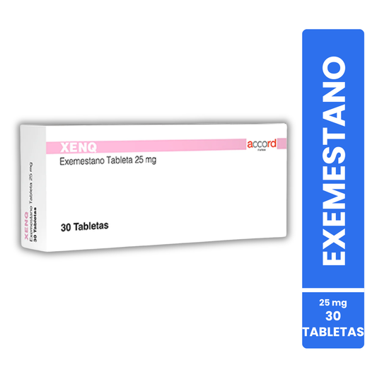 Xenq Exemestano 25 Mg Caja con 30 Tabletas Accord