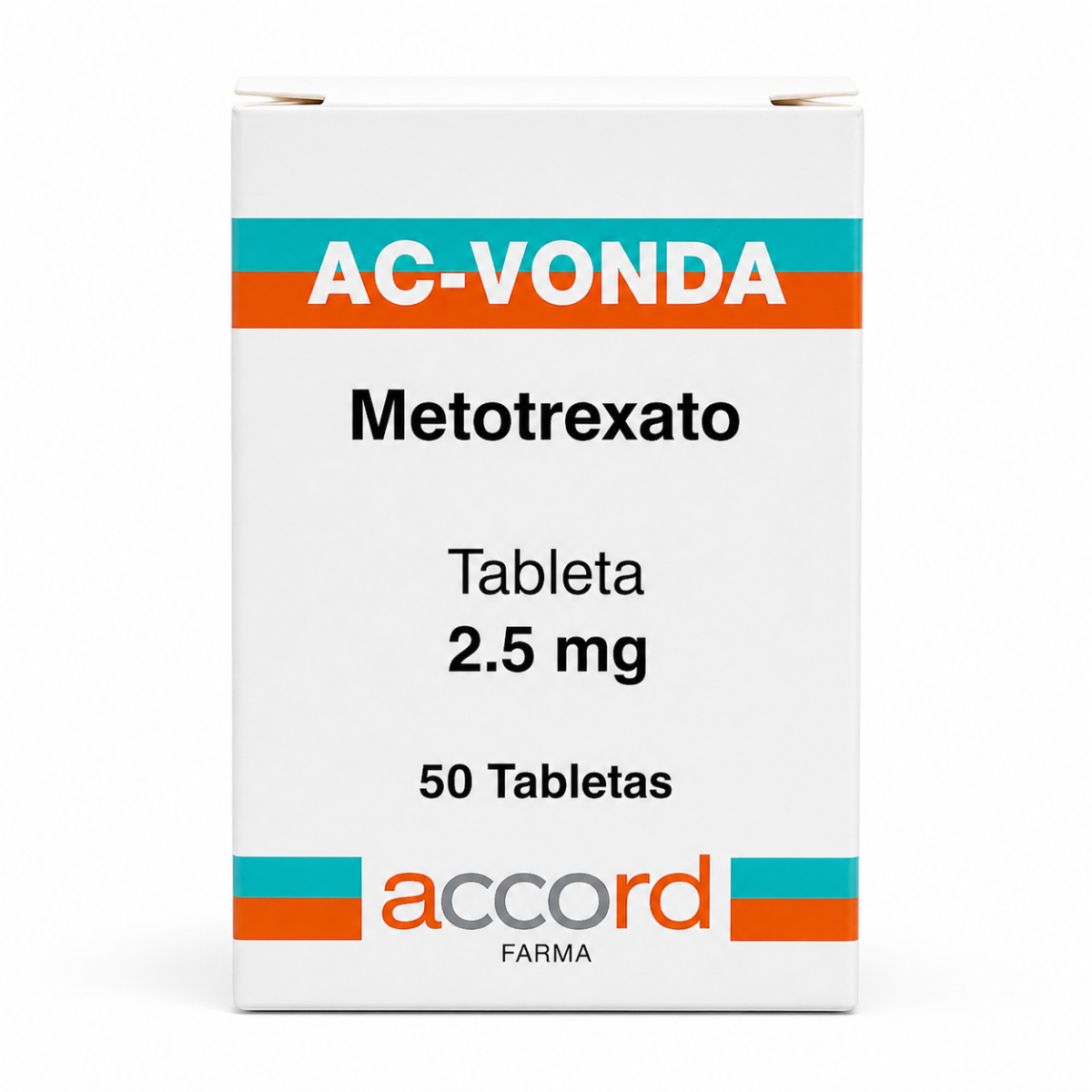 Ac-Vonda Metotrexato 2.5 Mg Caja con 50 Tabletas Accord Farma