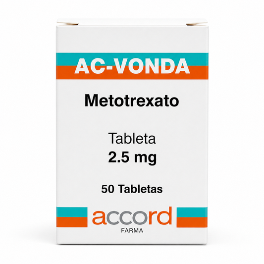 Ac-Vonda Metotrexato 2.5 Mg Caja con 50 Tabletas Accord Farma