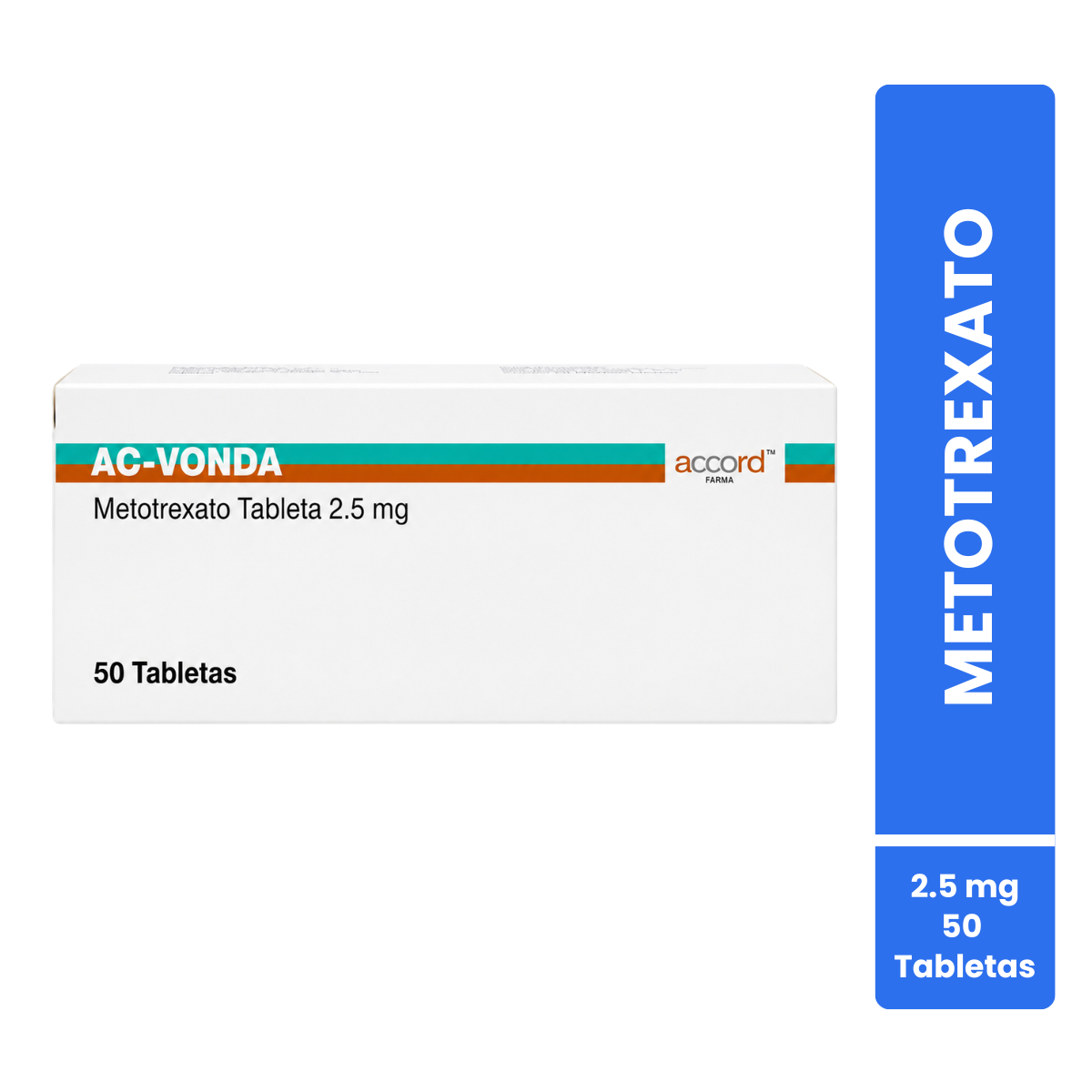 Ac-Vonda Metotrexato 2.5 Mg Caja con 50 Tabletas Accord Farma