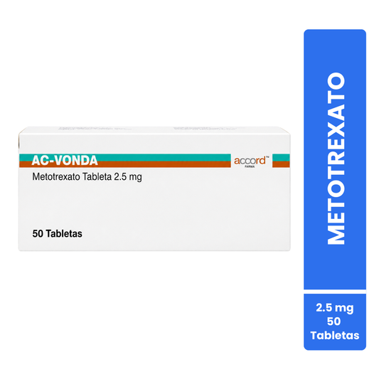 Ac-Vonda Metotrexato 2.5 Mg Caja con 50 Tabletas Accord Farma