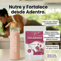 Colágeno Hidrolizado En Polvo Sabor Fresa Bolsa Con 500 Gr. 25 Servs