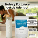 Colágeno Hidrolizado En Polvo Sabor Natural Bolsa Con 500 Gr. 50 Servs
