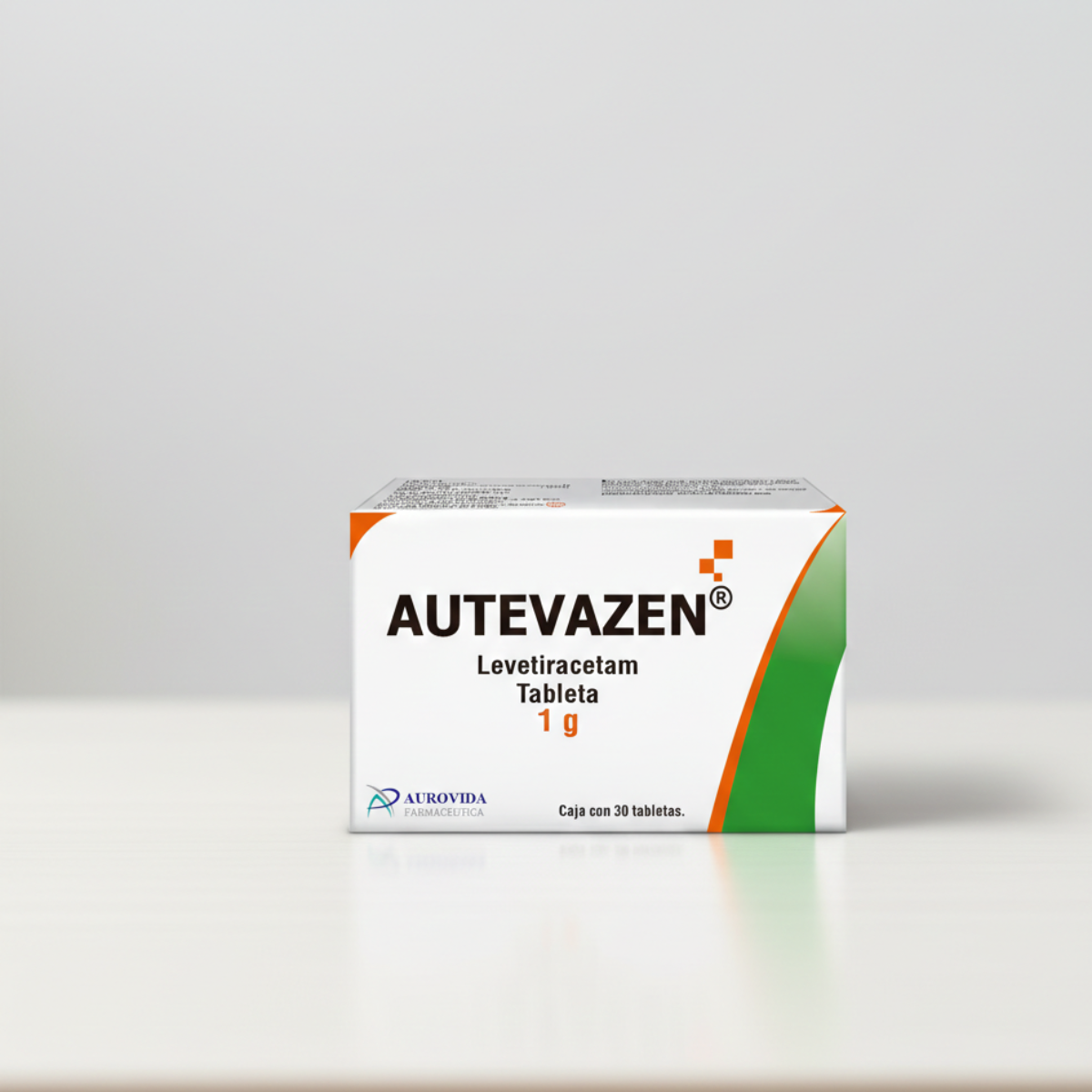 Autevazen Levetiracetam 4 Cjs Con 30 Tabs 1g C/u Aurovida