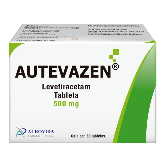 Autevazen Levetiracetam 500 Mg Caja Con 60 Tabletas Aurovida