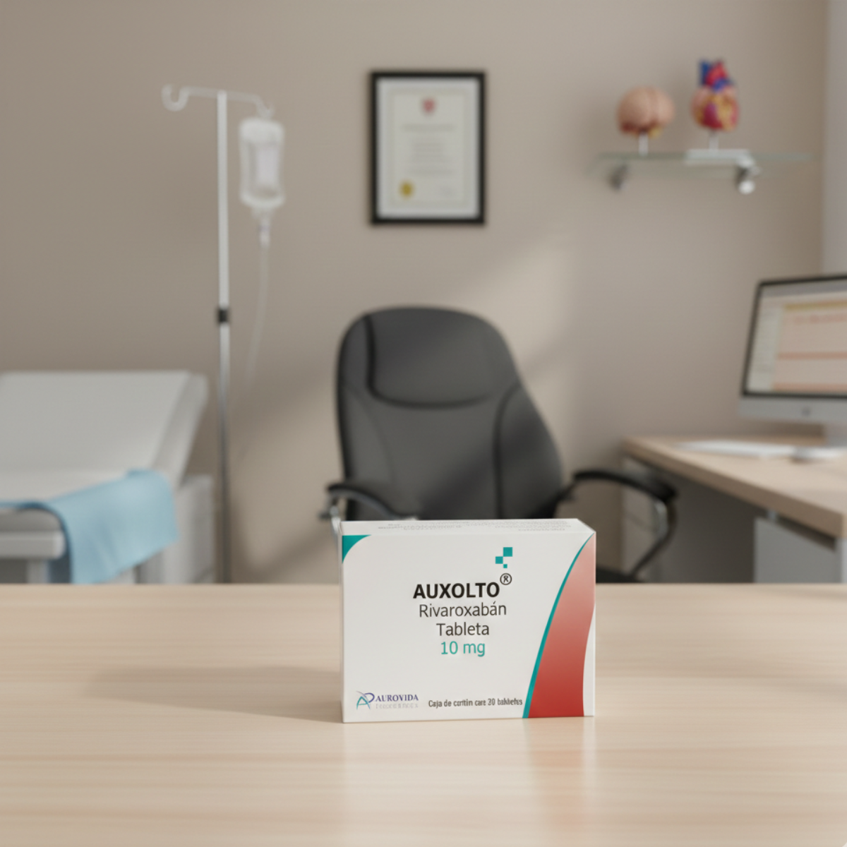 Auxolto Rivaroxaban Caja Con 30 Tabs. 10 Mg Aurovida
