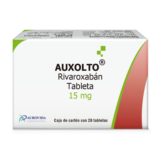 Auxolto Rivaroxaban 15 Mg 28 Tabletas Aurovida