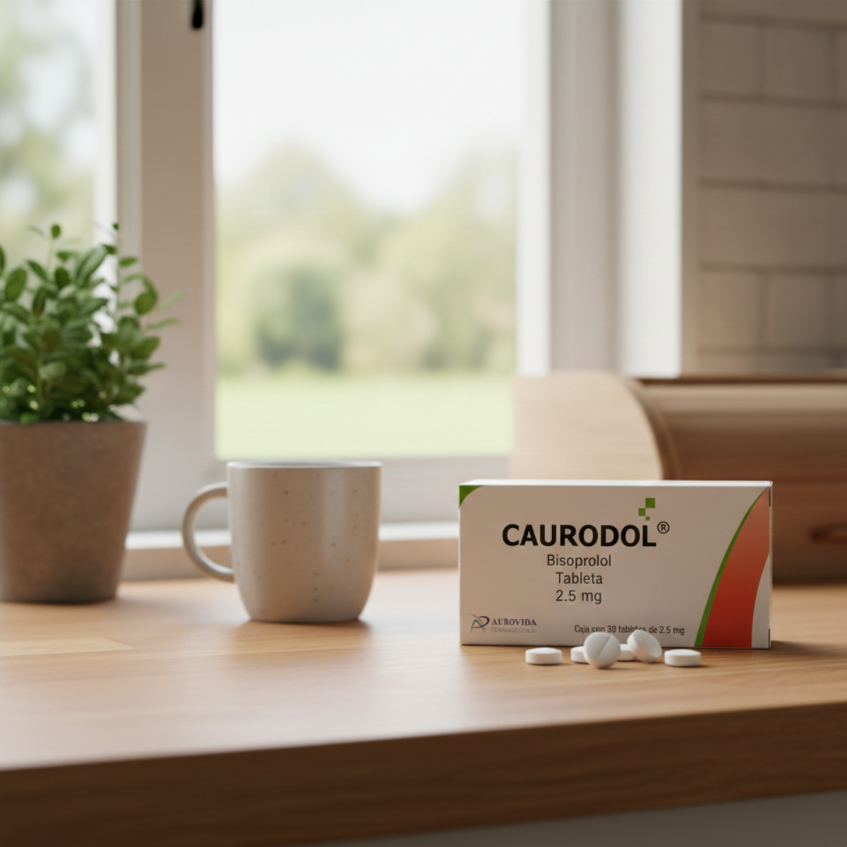 Caurodol Bisoprolol Caja Con 30 Tabs. 2.5 Mg Aurovida