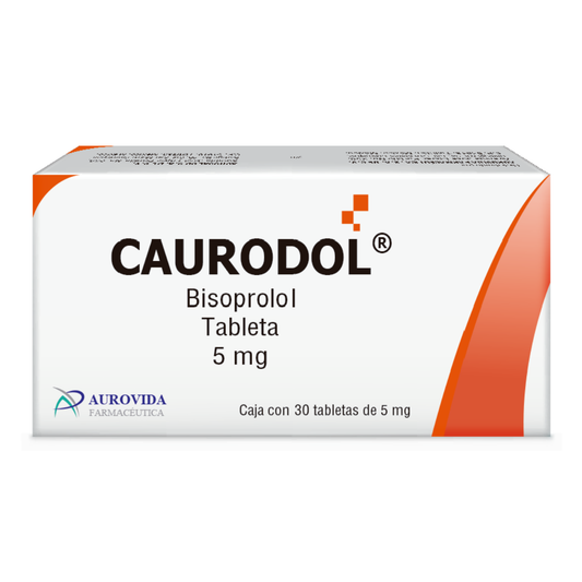 Caurodol Bisoprosol Caja Con 30 Tabs. 5 Mg Aurovida