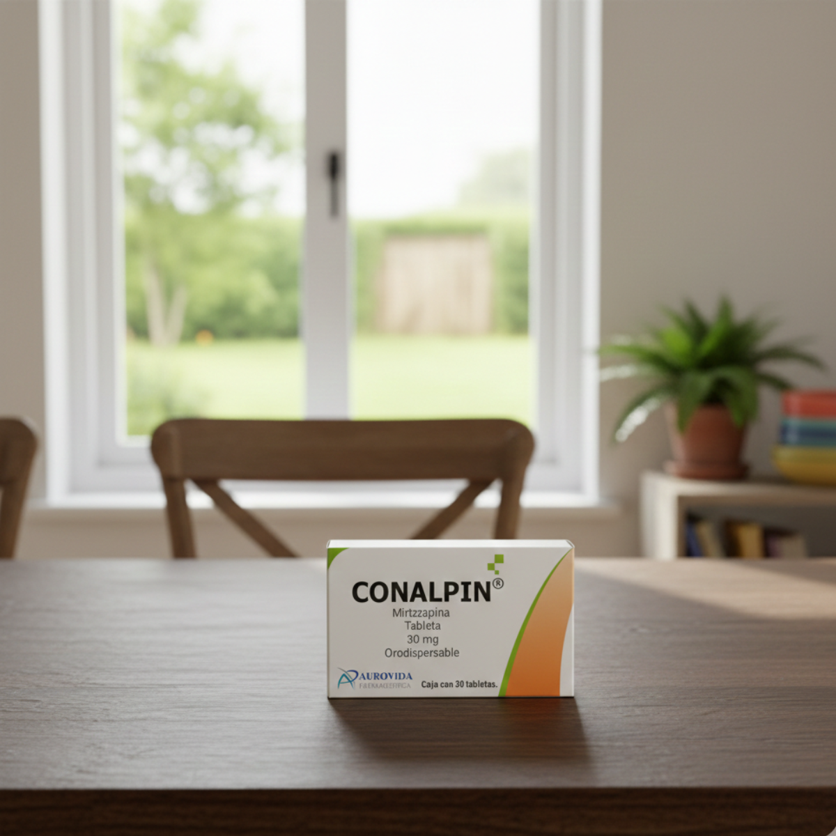 Conalpin Mirtazapina 30 Mg Caja Con 30 Tabletas Orodispersable Aurovida
