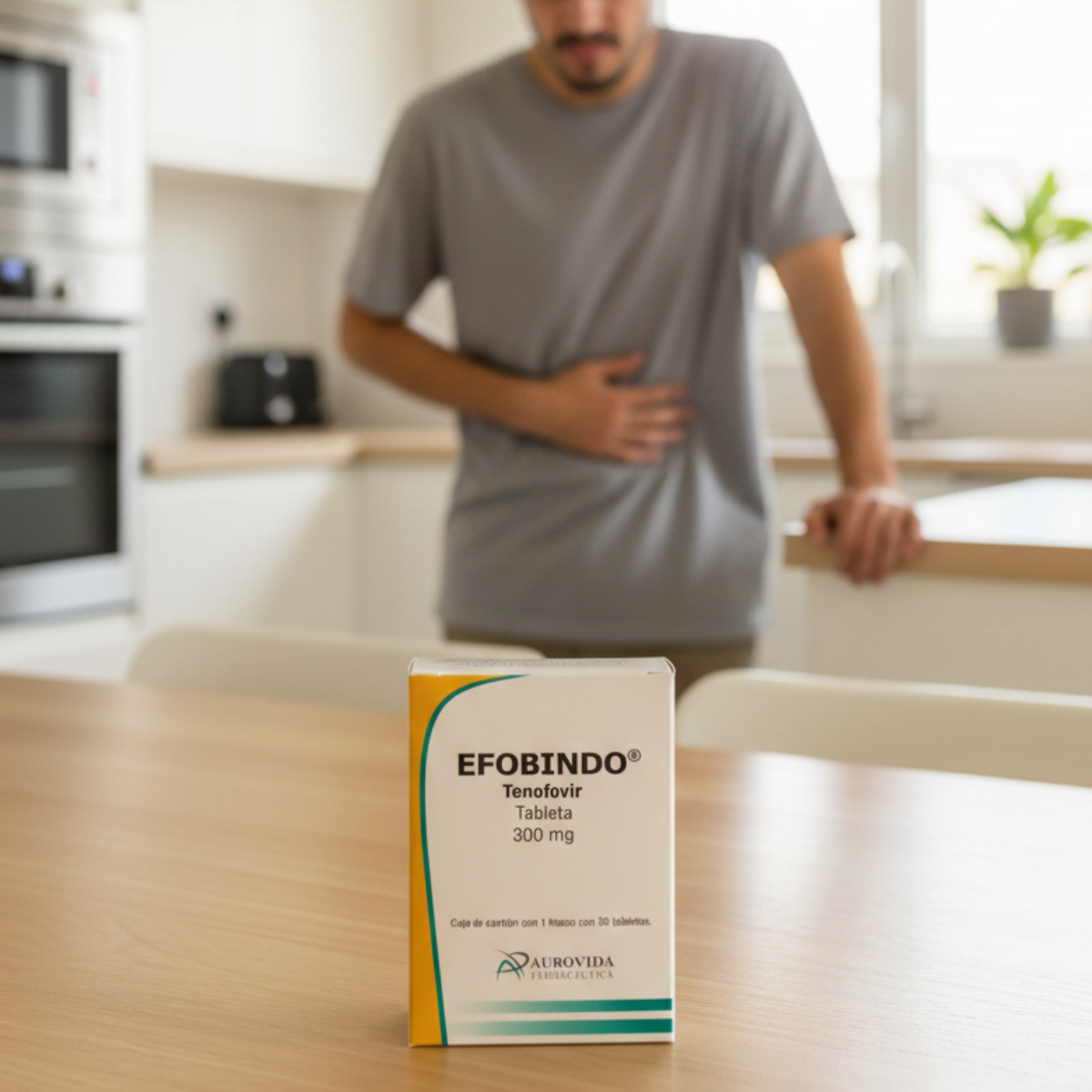 Efobindo Tenofovir 300 Mg Frasco Con 30 Tabletas Aurovida