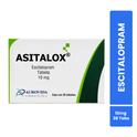 Asitalox Escitalopram 10 mg Caja con 28 Tabletas Aurovida