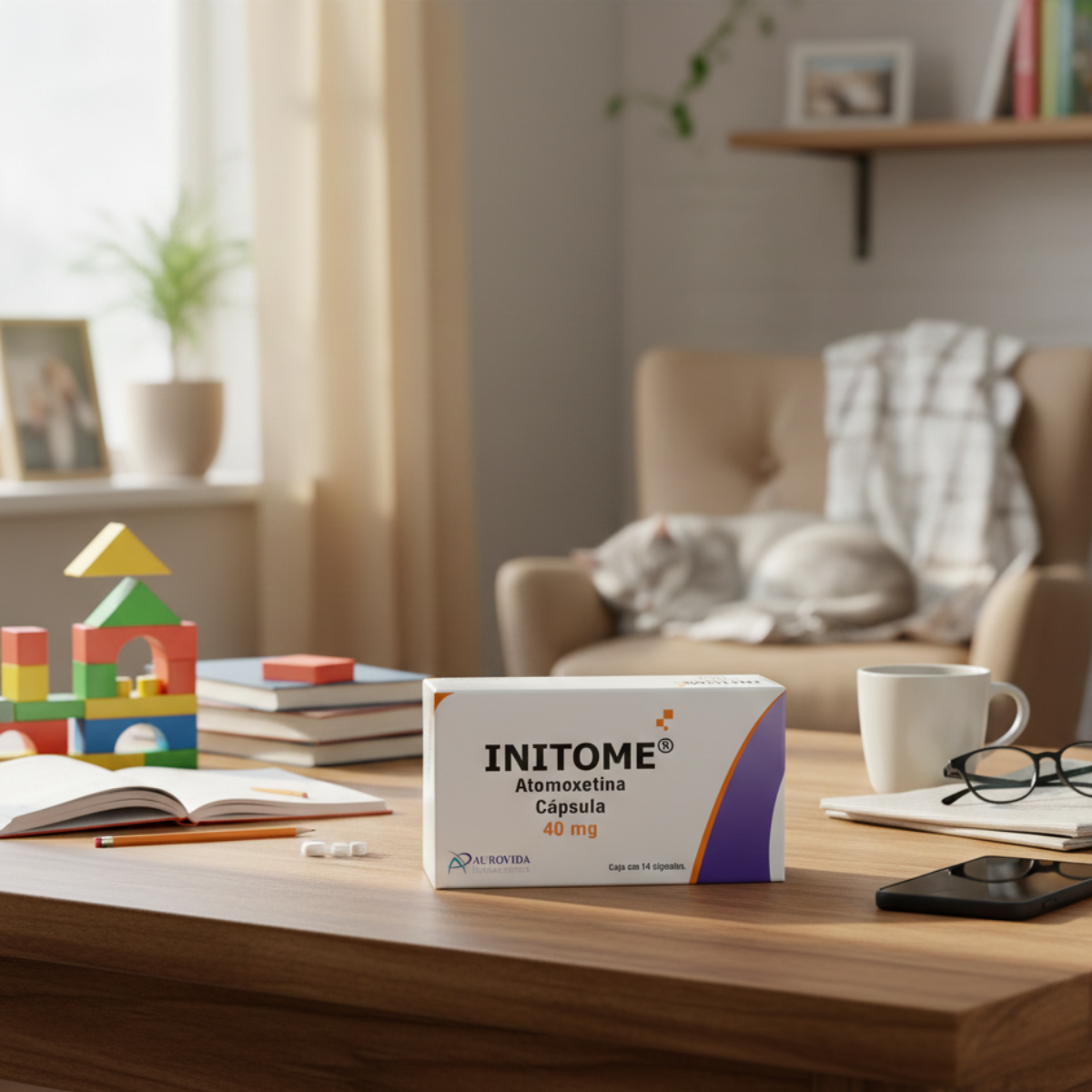 Initome Atomoxetina 40 Mg 14 Cápsulas Aurovida