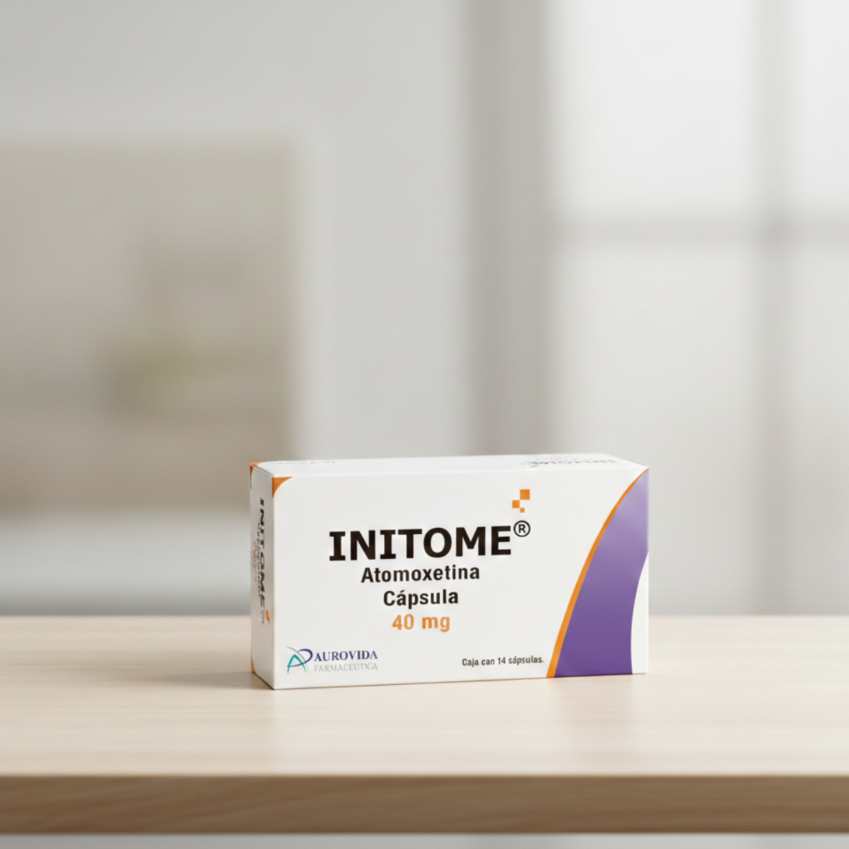 Initome Atomoxetina 40 Mg 14 Cápsulas Aurovida