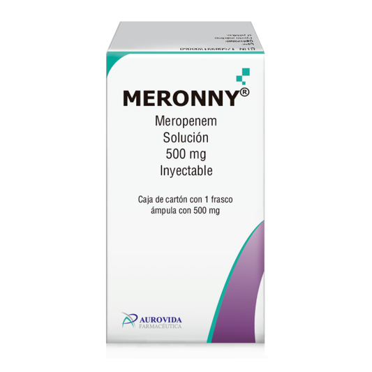 Meronny Meropenem 500 Mg Inyectable Aurovida