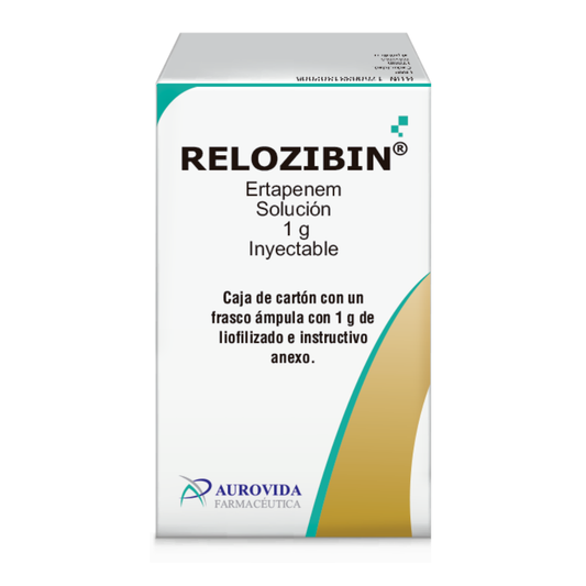Relozibin Ertapenem 1 G Solución Inyectable Aurovida