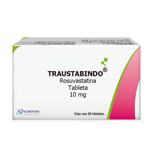 Traustabindo Rosuvastatina Caja Con 30 Tabs. 10 Mg Aurovida