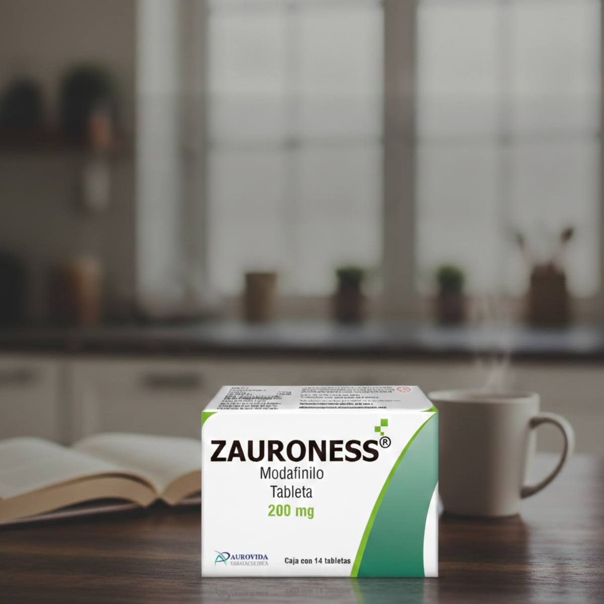 Zauroness Modafilino 200 Mg Caja con 14 Tabletas Aurovida