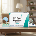 Zeldón Ziprasidona Caja Con 28 Caps. 40 Mg Aurovida