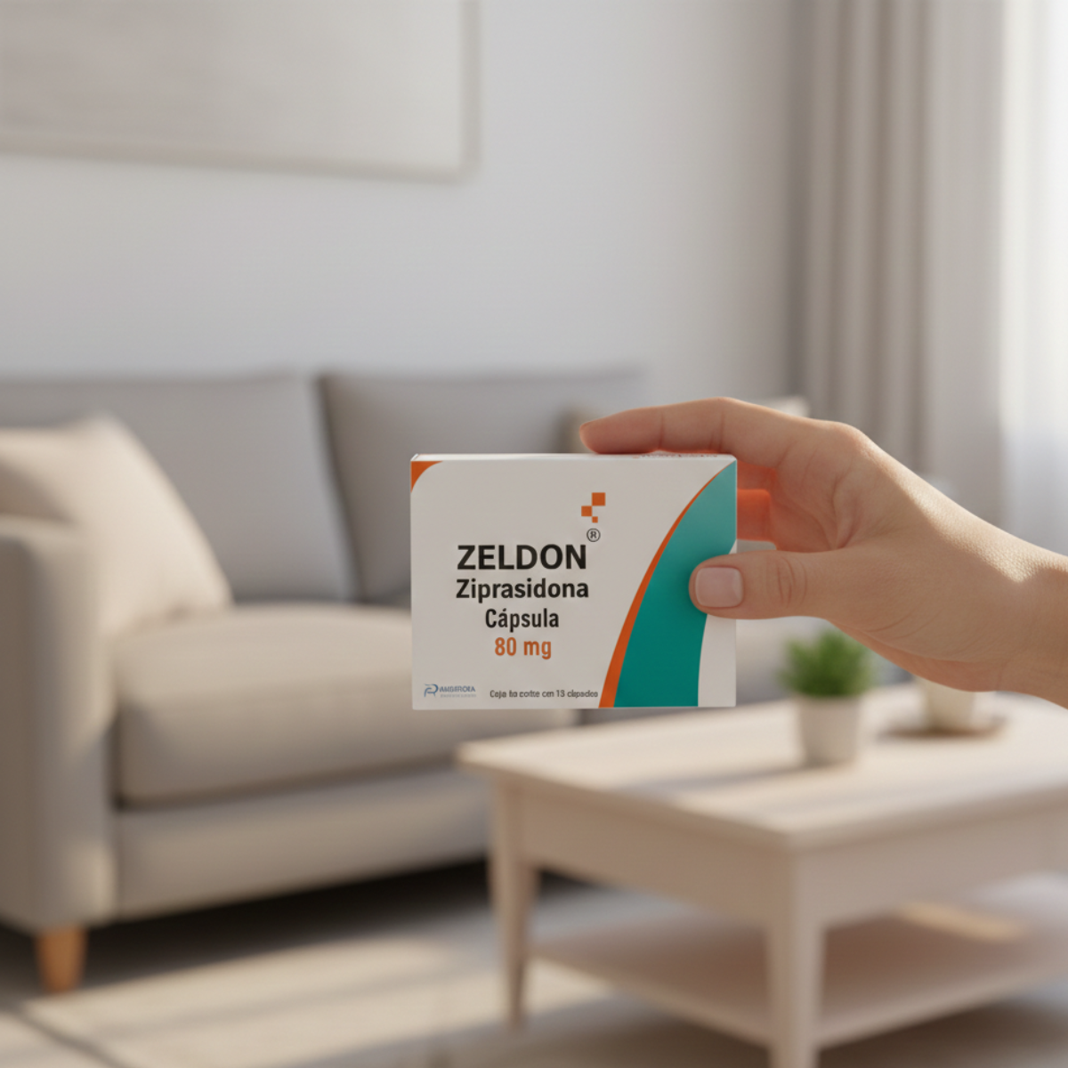 Zeldon Ziprasidona 80mg 28 Cápsulas - Aurovida