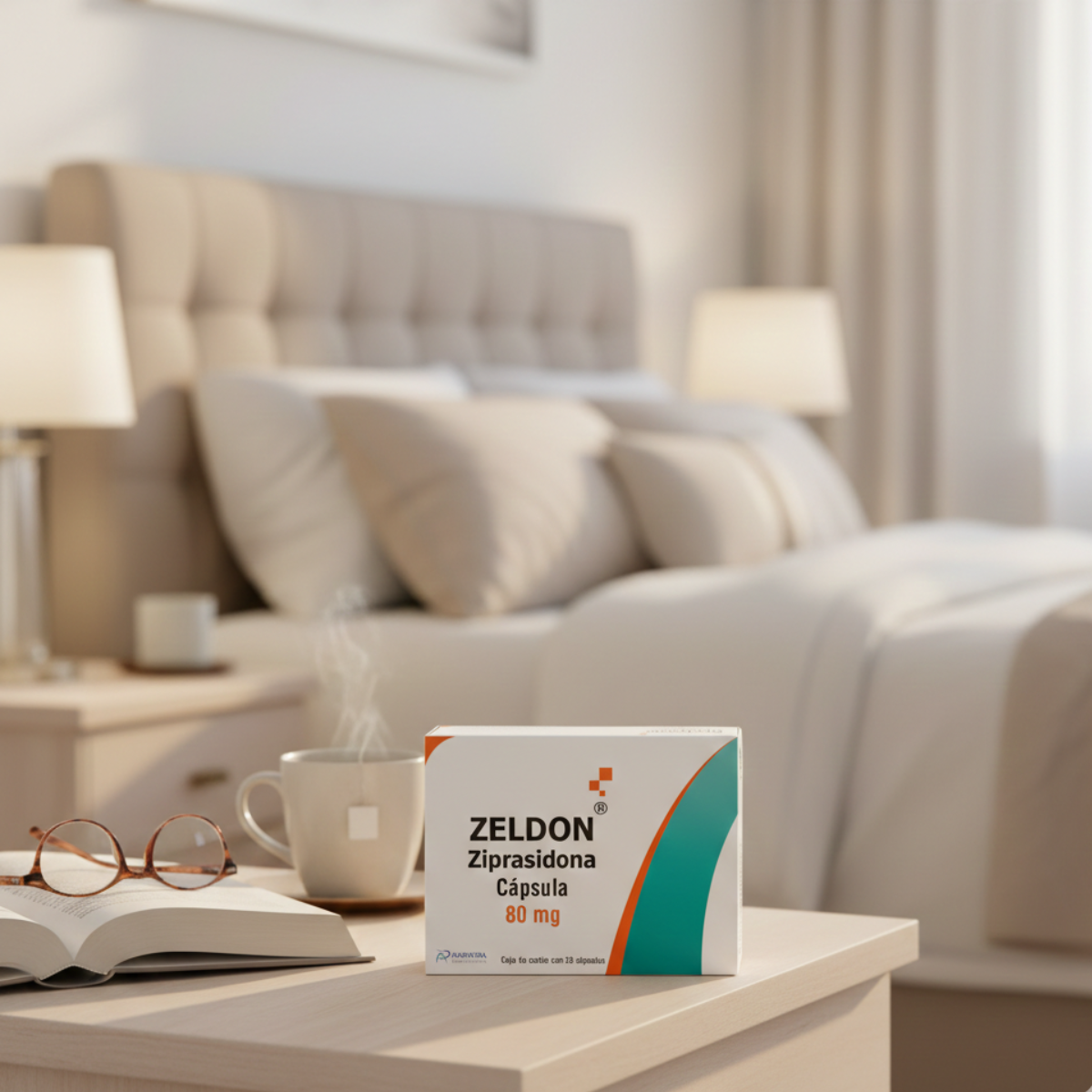 Zeldon Ziprasidona 80mg 28 Cápsulas - Aurovida