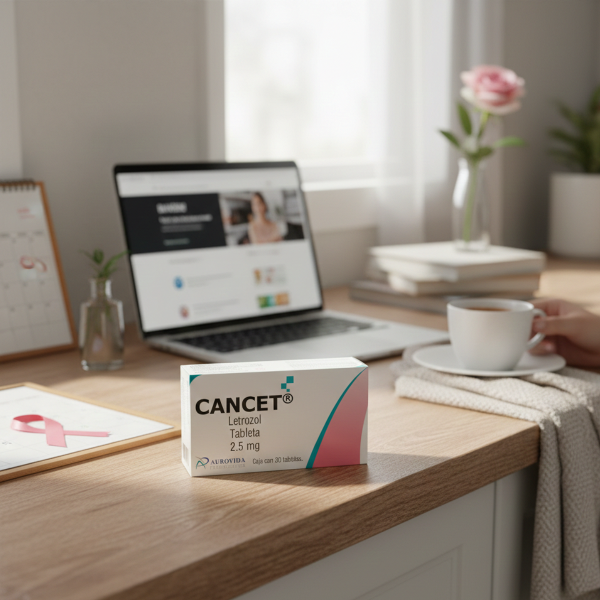 Cancet Letrozol 2.5 Mg Caja con 30 Tabletas Aurovida