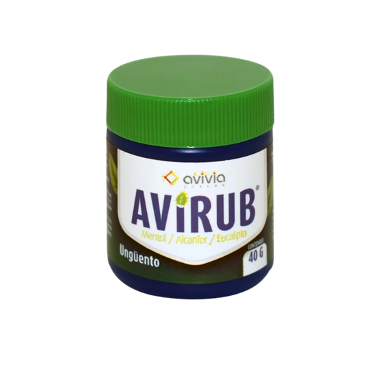 Avivia Avirub Mentol / Alcanflor / Eucalipto Tarro Con 40 gr.
