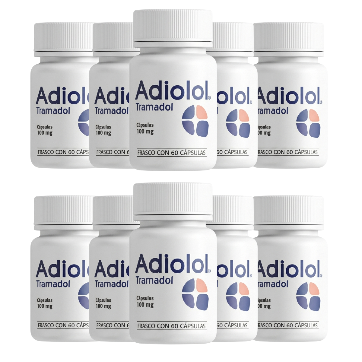 Adiolol Tramadol 10-Pack 100 mg 60 Cápsulas C/u | SBL Pharma