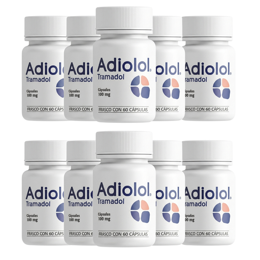 Adiolol Tramadol 10-Pack 100 mg 60 Cápsulas C/u | SBL Pharma