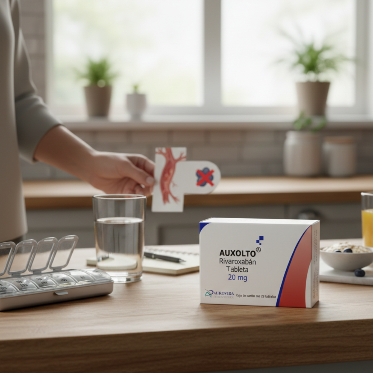 Auxolto Rivaroxabán 20 Mg Caja con 28 Tabletas Aurovida