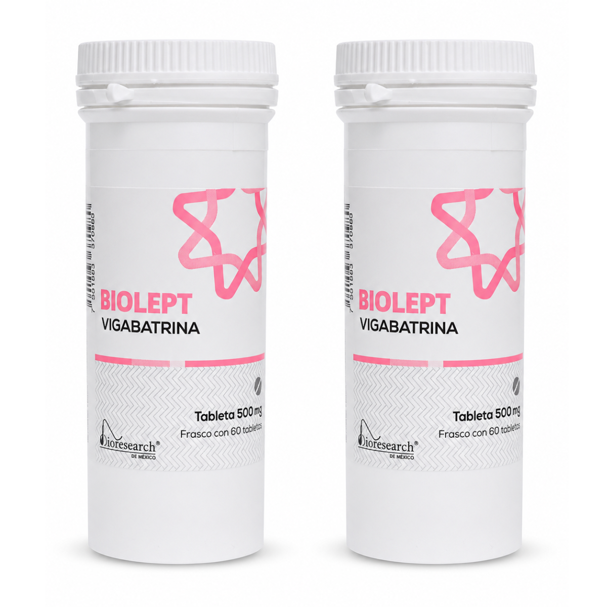Vigabatrina Biolept 500 Mg 2 Frascos Con 60 Tabletas Bioresearch