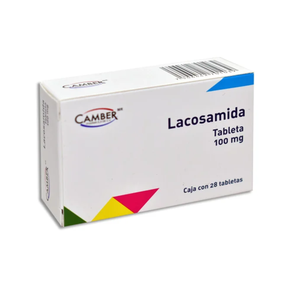 Lacosamida 100 Mg C/28 Tabletas Camber