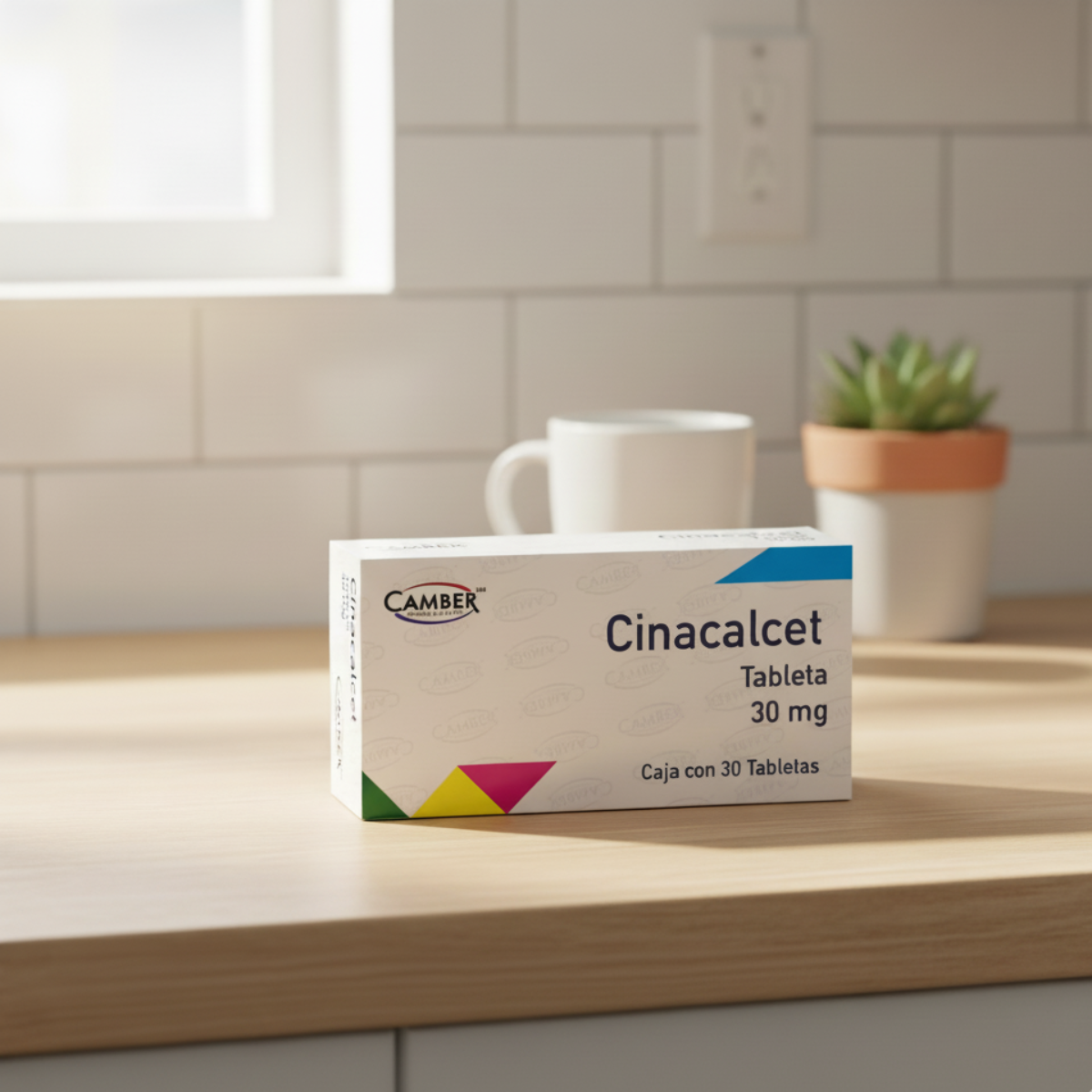 Cinacalcet 30 mg Caja con 30 Tabletas