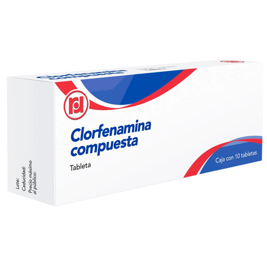 Randall Clorfenamina Compuesta Caja con 10 Tabletas