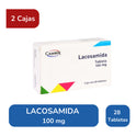 Lacosamida 100 Mg 2 Cajas 28 Tabletas C/u Camber